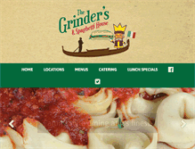 Tablet Screenshot of grindersspaghettihouse.com